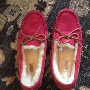 UGG Shoes - Ugg slippers,hot pink never worn super comfy. UGG Shoes - Ugg slippers,hot pink never worn super comfy.